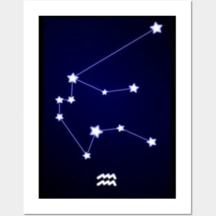 Aquarius Constellation Posters and Art